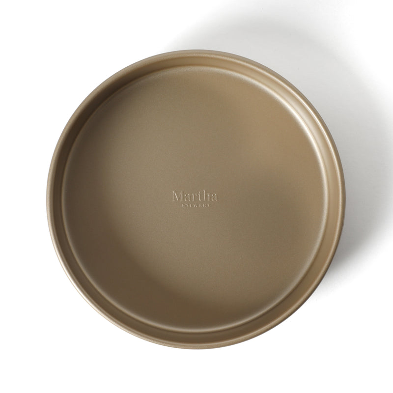 Martha Stewart Gallen 8" Carbon Steel Cake Pan - Champagne - Round - Open Stock Color Label