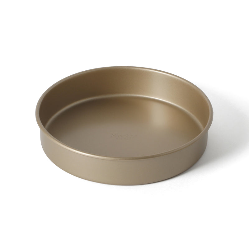 Martha Stewart Gallen 8" Carbon Steel Cake Pan - Champagne - Round - Open Stock Color Label