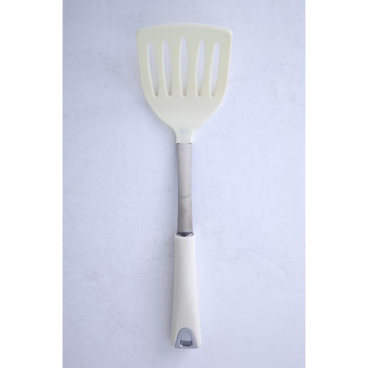 Martha Stewart Everyday Drexler Slotted Turner - Linen - TPR / SS Handle - Nylon - O/S w/ Tie Card