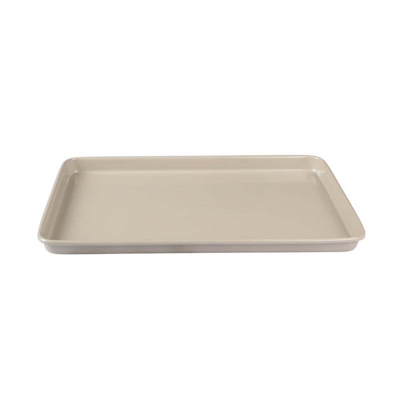 Martha Stewart Gallen 3pc 13", 15" & 17" Carbon Steel Cookie Sheet Set - Color Label w/ Remailer
