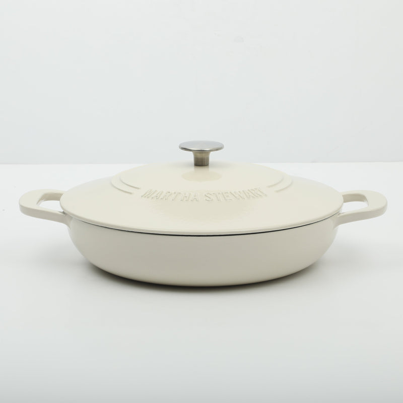 Martha Stewart Gatwick 3.5 qt Enameled Cast Iron Braiser w/ Lid - Color Sleeve w/ RM