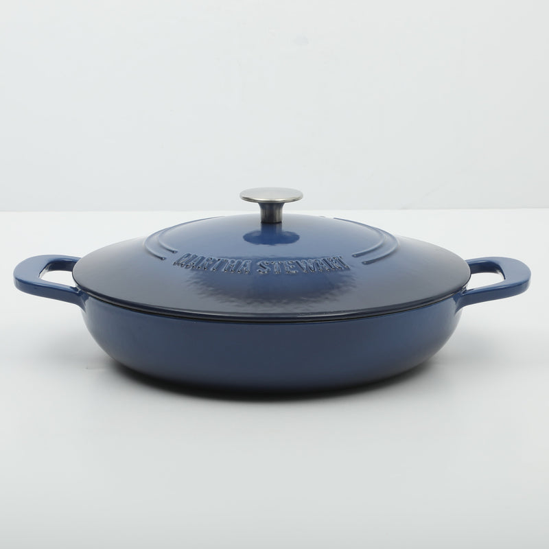 Martha Stewart Gatwick 3.5 qt Enameled Cast Iron Braiser w/ Lid - Color Sleeve w/ RM