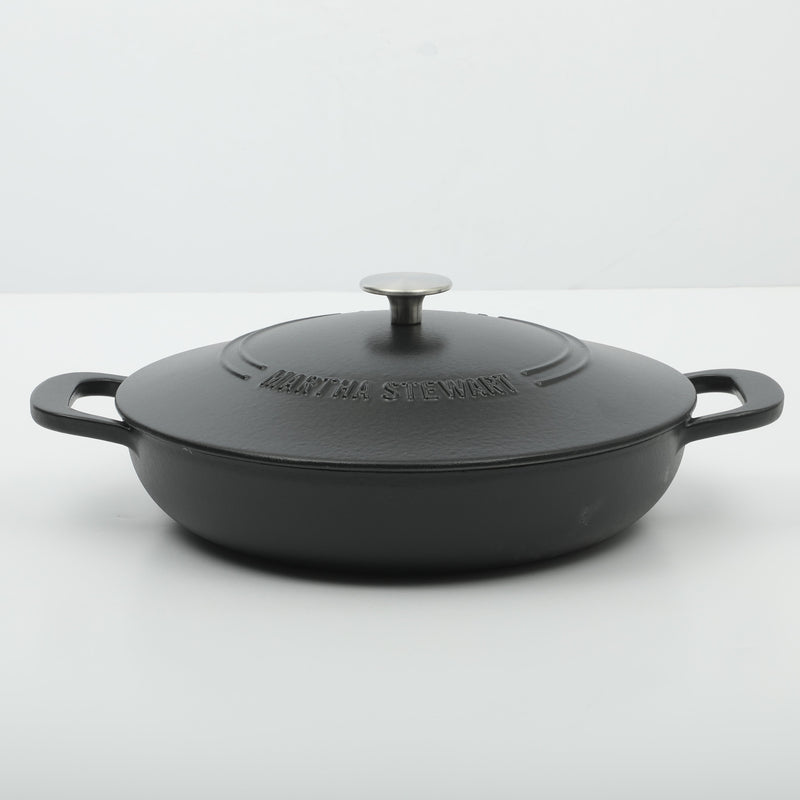 Martha Stewart Gatwick 3.5 qt Enameled Cast Iron Braiser w/ Lid - Color Sleeve w/ RM