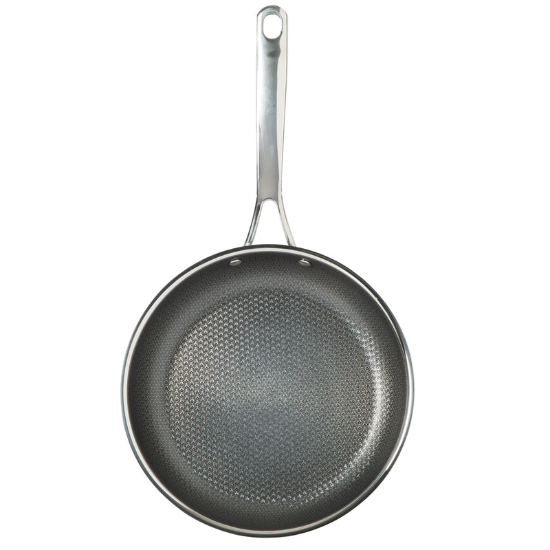 Martha Stewart Badgley 10pc Tri-Ply Stainless Steel Cookware Set - Etching Ceramic Non-Stick Interior - Stainless Steel Handle - Gift Box w/ Remailer