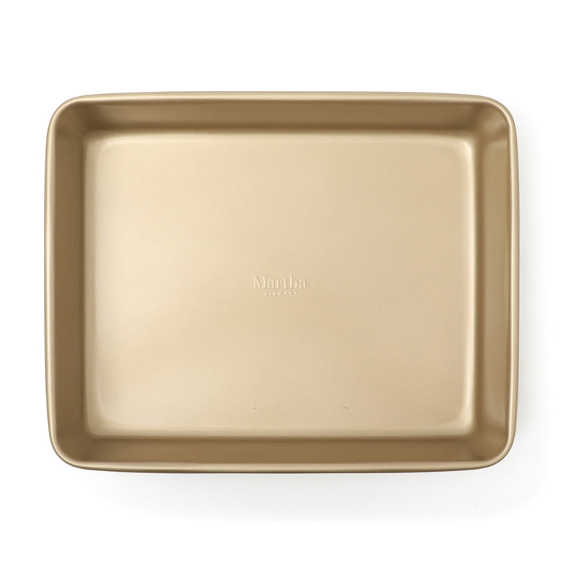 Martha Stewart Gallen 3pc Carbon Steel Bake Pan Set - Champagne - Non-Stick - Gift Box