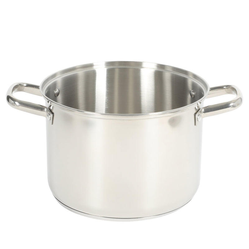 Oster Platinum Sedwick 10pc Stainless Steel Stackable Cookware Set w/ Domed Lid - Encapsulated Induction Base - Gift Box w/ Remailer