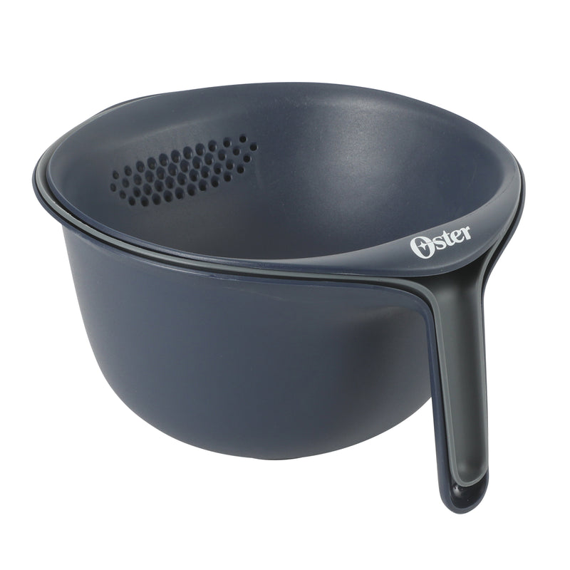 Oster Bluemarine 3pc PP Colander & Bowl Set - Color Sleeve