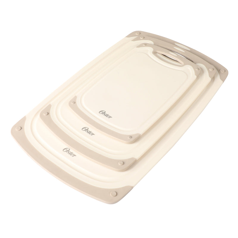 Oster Bexhill 3pc PP Cutting Board Set - Color Sleeve