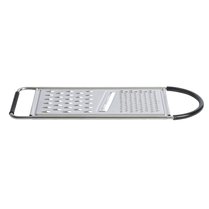 Oster Helmsdale1pc Stainless Steel Flat Grater - Silicone Anti-Slip Handle -Tie Card