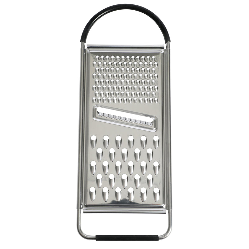 Oster Helmsdale1pc Stainless Steel Flat Grater - Silicone Anti-Slip Handle -Tie Card
