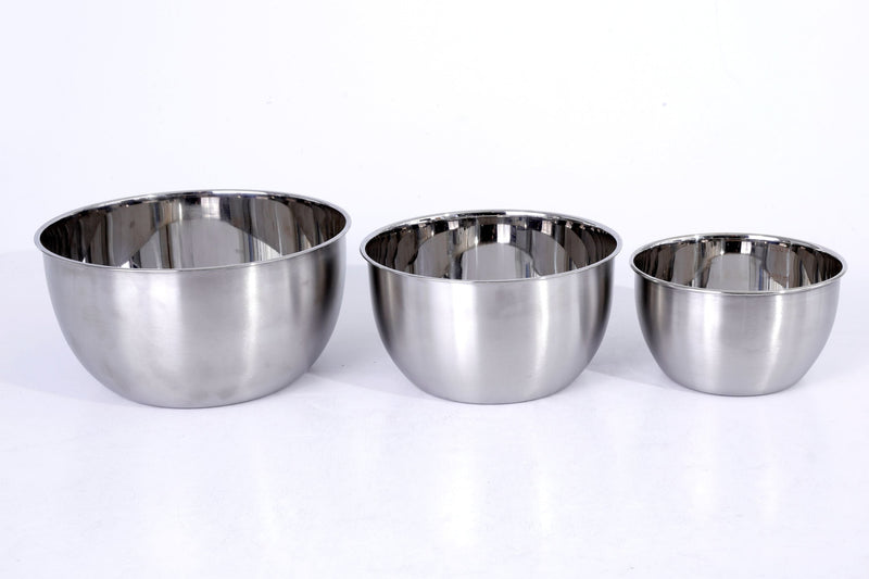 Oster Foxgate 3 pc Stainless Steel Mixing Bowls - Polished  Int -  - O/S CS