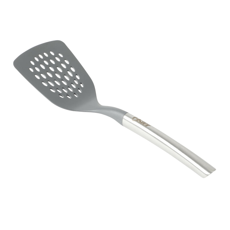 Oster Chadswyck 13" Slotted Turner - Nylon Head - Stainless Steel Handle -Tie Card