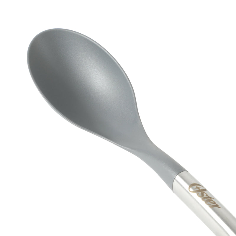 Oster Chadswyck 13.8" Spoon - Nylon Head - Stainless Steel Handle -Tie Card