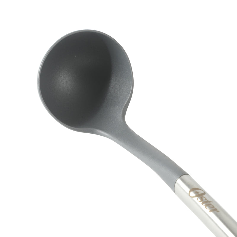 Oster Chadswyck 13" Ladle - Nylon Head - Stainless Steel Handle -Tie Card