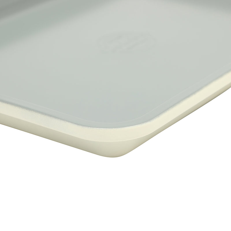 Sur La Table Kitchen Essentials Bake Sale 3pc Carbon Steel Cookie Sheet Set - Linen Exterior - Grey Non-Stick Interior - Open Stock w/ Color Label & Remailer