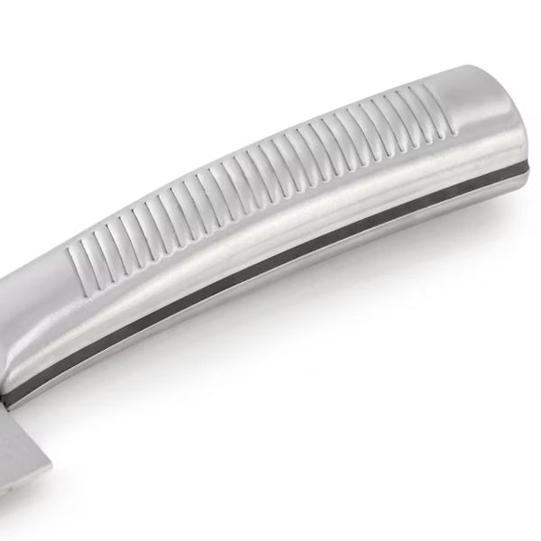 Oster Eddington 4pc Stainless Steel Cutlery Set - Textured Ridged Handle - Clam Pack
