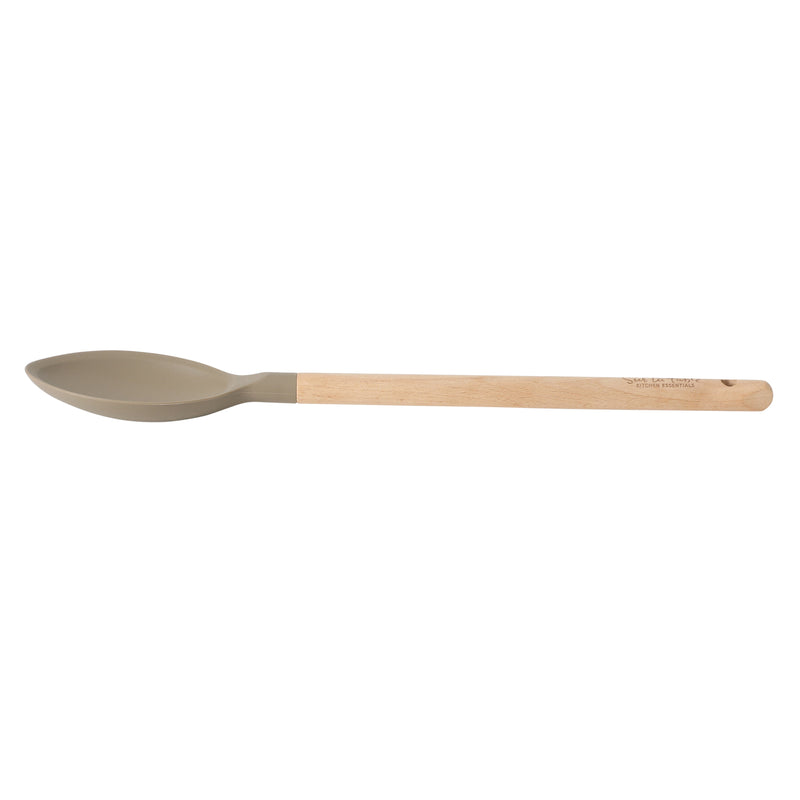Sur La Table Kitchen Essentials Spoon - Silicone / Nylon Head - Beech Wood Handle - Tie Card