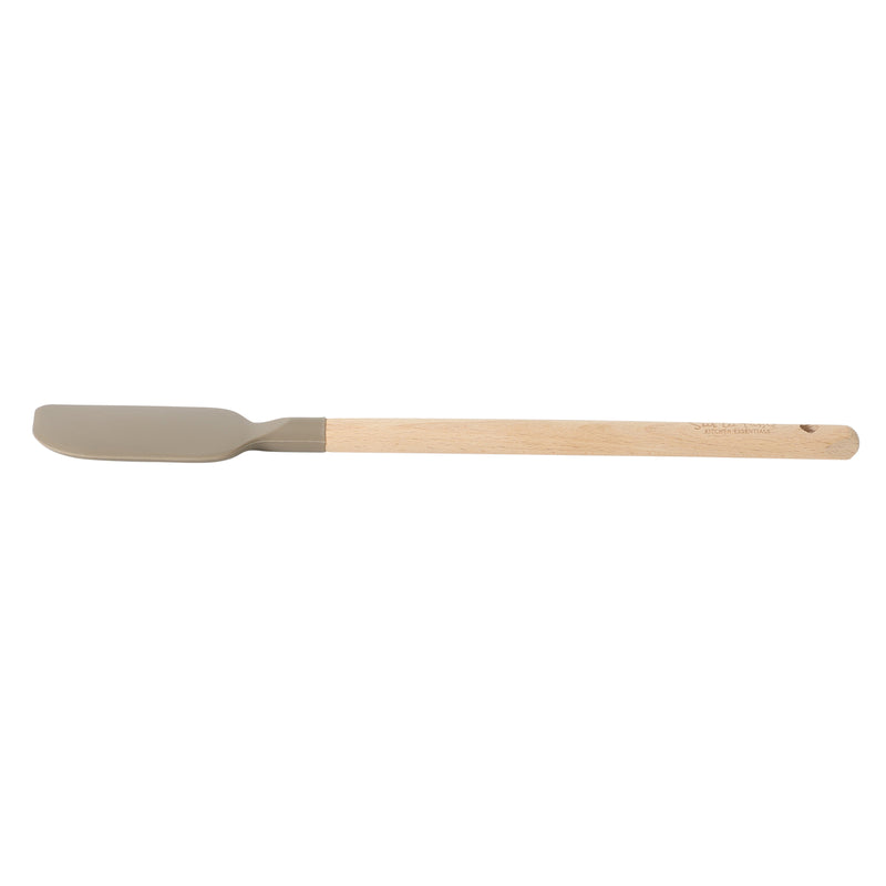 Sur La Table Kitchen Essentials Chef's Toolkit Spatula - Silicone Head - Beech Wood Handle - Silicone - Tie Card