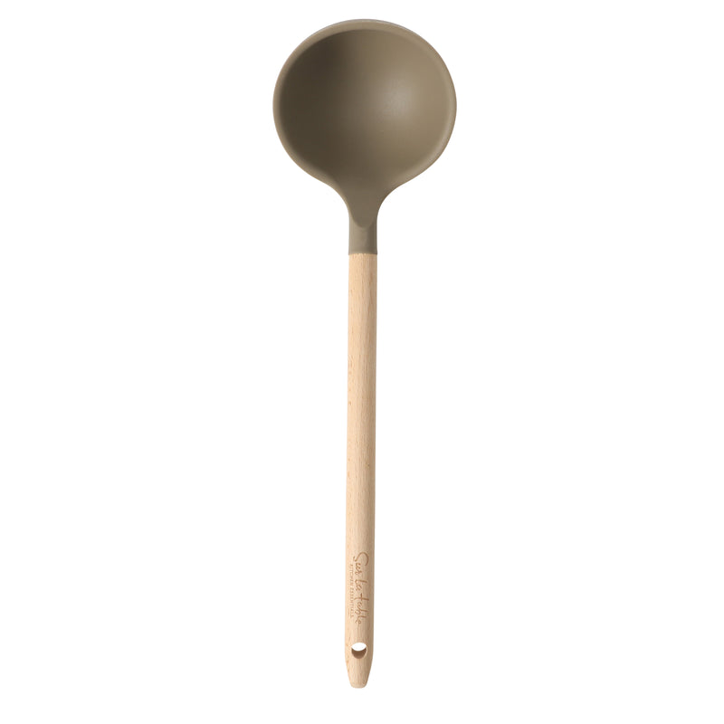 Sur La Table Kitchen Essentials Chef's Toolkit Whisk - Silicone Head - Beech Wood Handle - Silicone - Tie Card