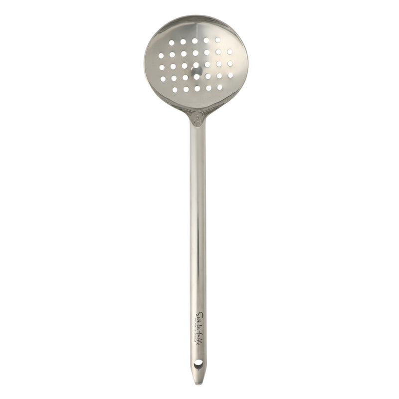 Sur La Table Kitchen Essentials Chef's Toolkit Stainless Steel Skimmer - Tie Card
