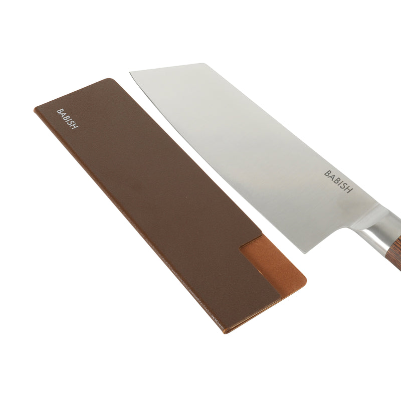 Babish 7 pc German Steel Cutlery Set w/ Sheaths - Gift Box w/ Remailer