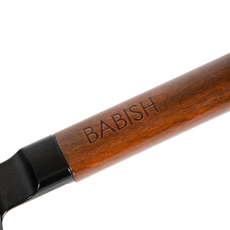 Babish 9.5" Carbon Steel Wok - Long WoodHandle - Color Sleeve w/ Remailer