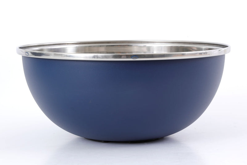 Oster Corden 5 Qt Stainless Steel Mixing Bowl w/ Anti-Skid Base - Square Edge - Open Stock w/ Color Sleeve