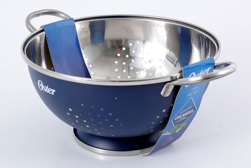 Oster Corden 5 qt Stainless Steel Colander - Open Stock w/ Color Sleeve