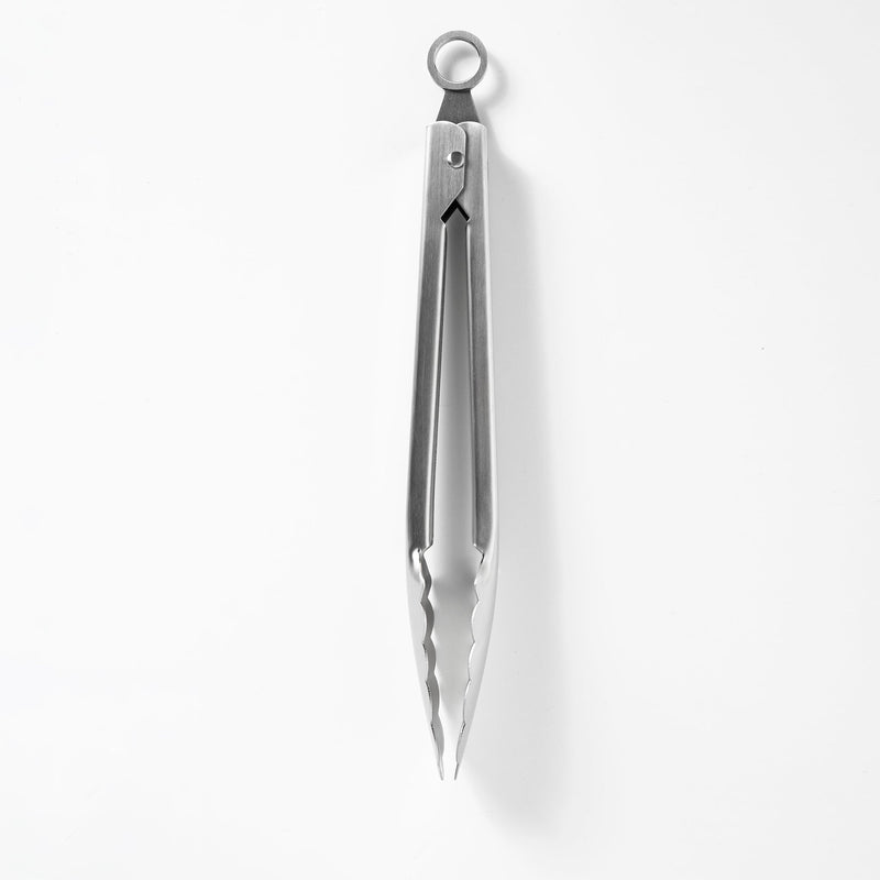 Sur La Table 8.5" Stainless Steel Tongs - Tie Card