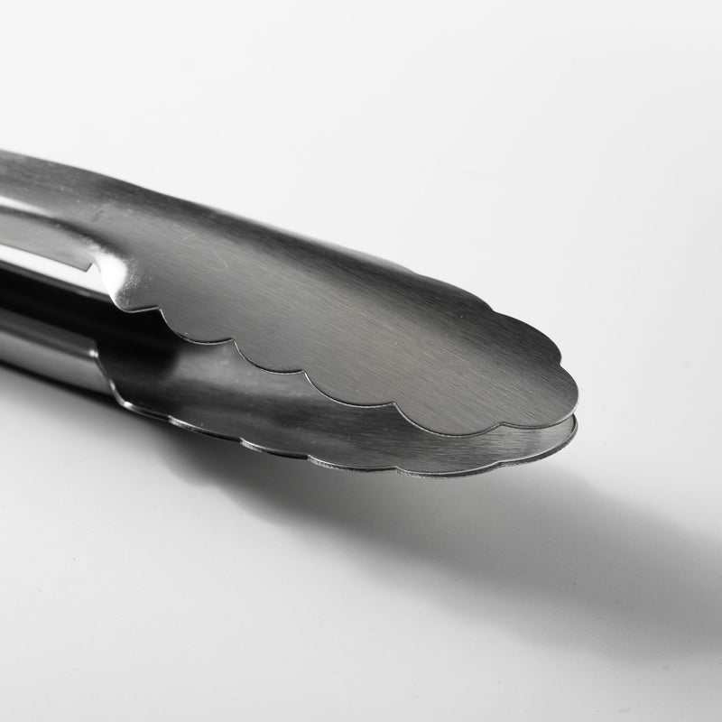 Sur La Table 8.5" Stainless Steel Tongs - Tie Card