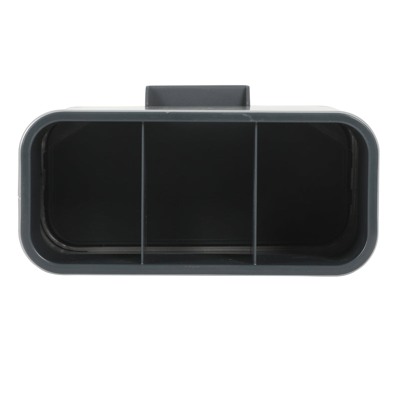 Gibson Home Ledgebrook - 7.04 IN L X 3.74 IN W X 5.3 IN H Sink Caddy  - Metal Panel / PP Base / ABS Cover / Powder Coat Tray - Silk Logo Print - SS - Gift Box w/ Remailer