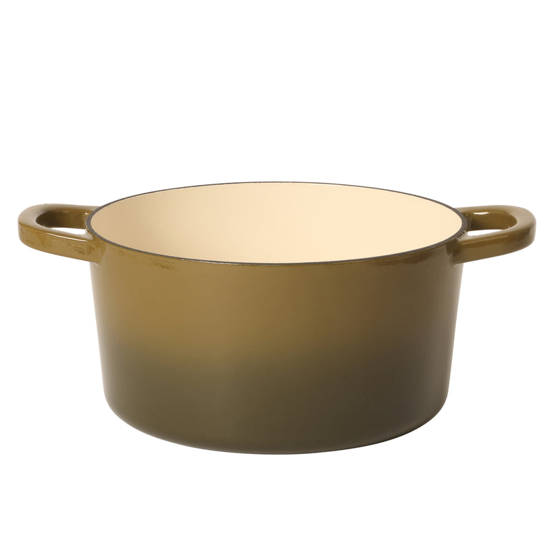 Croc-Pit Artisan 7qt Enamel Cast Iron Dutch Oven w/ Lid - Color Sleeve w/ Remailer