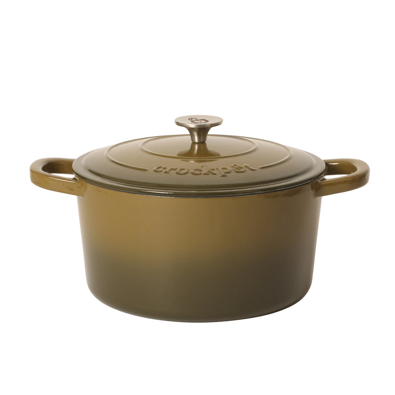 Crock-Pot Artisan 5qt Enamel Cast Iron Dutch Oven w/ Lid - Round - Color Sleeve w/ RM
