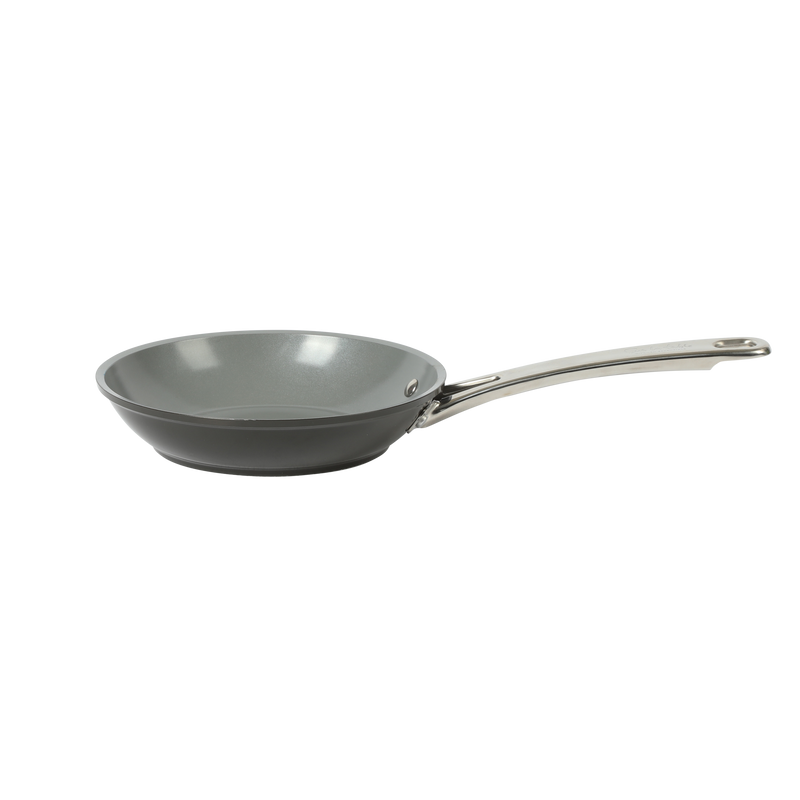 Sur la Table Kitchen Essentials Gourmet Cuisine 10pc Forged Aluminum Cookware Set w/ Glass Lid - Grey Ceramic Titanium Interior - Induction Base - Stainless Steel Hollow Handle - Gift Box w/ Remailer