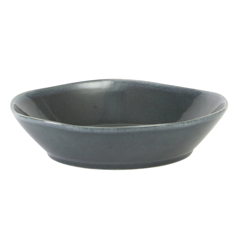 Bloomhouse Montecito Breeze 16pc Double Bowl Dinnerware Set - Reactive Glaze - Stoneware - Gift Box w/ Remailer