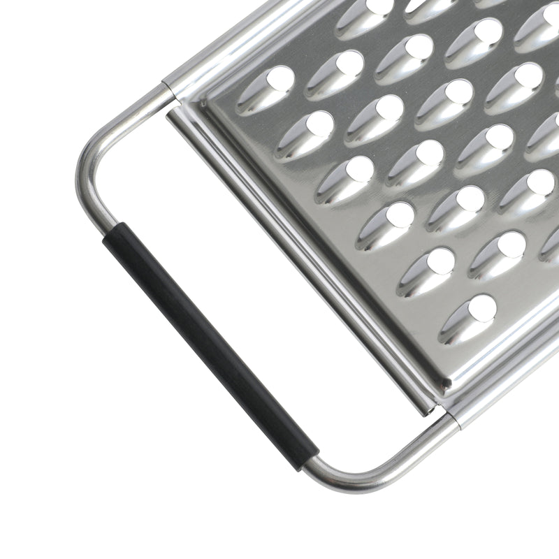 Oster Helmsdale1pc Stainless Steel Flat Grater - Silicone Anti-Slip Handle -Tie Card