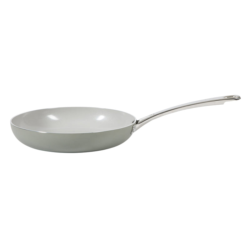 Sur la Table Kitchen Essentials Potluck Porch 10pc Aluminum Cookware Set w/ Aluminum Lid - Ceramic Interior - Induction Base - Stainless Steel Hollow Handle - Gift Box w/ Remailer