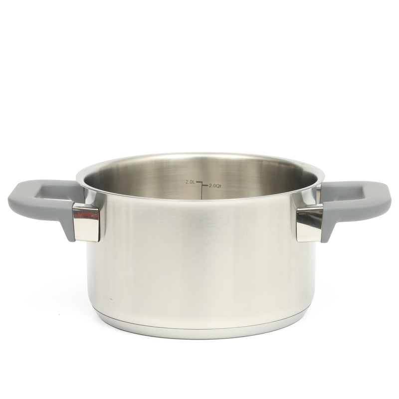 Oster Beauford 9 pc Stainless Steel Cookware Set - Soft Touch Handle - Gift Box