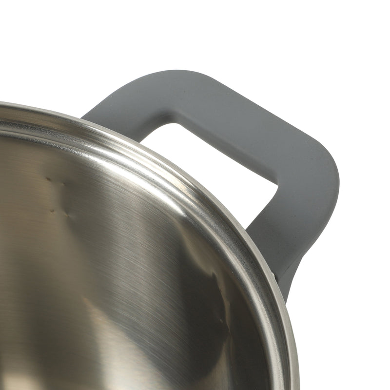 Oster Beauford 5qt Stainless Steel Stock Pot w/ Steamer & Deep Pasta Insert - Soft Touch Handle - Gift Box