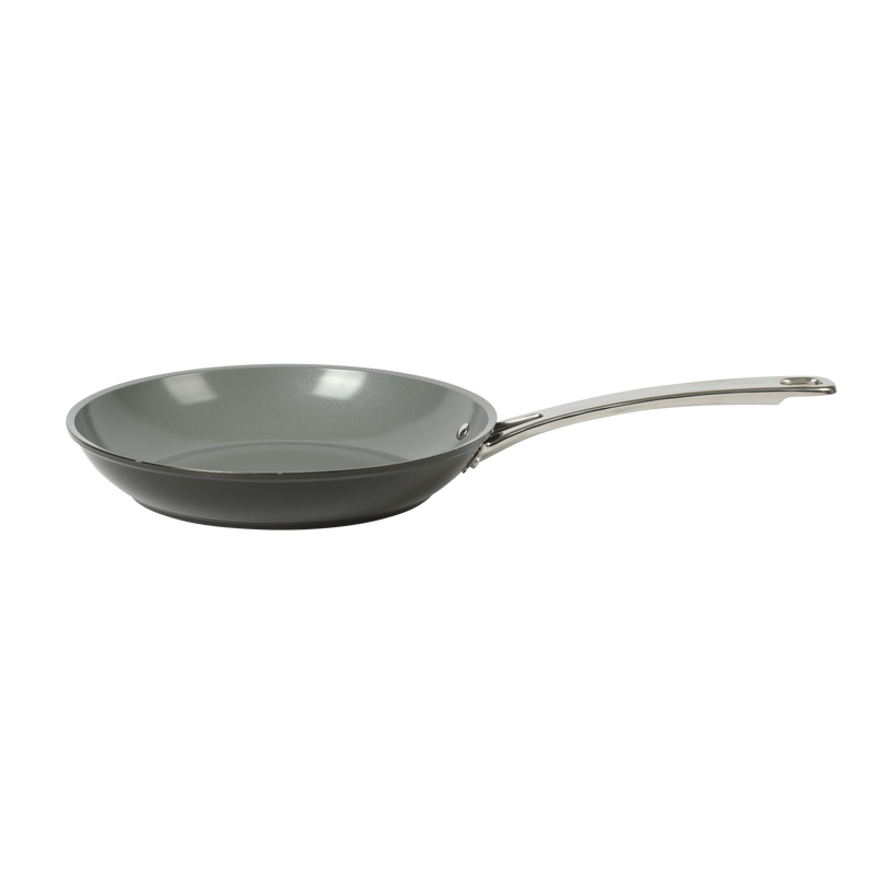 Sur la Table Kitchen Essentials Gourmet Cuisine 10pc Forged Aluminum Cookware Set w/ Glass Lid - Grey Ceramic Titanium Interior - Induction Base - Stainless Steel Hollow Handle - Gift Box w/ Remailer