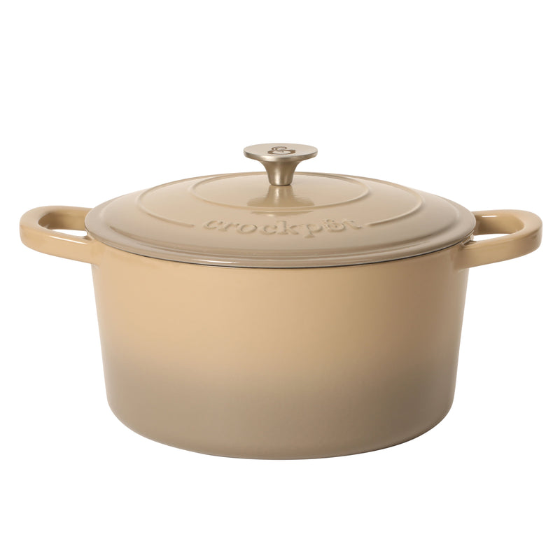 Crock-Pot Artisan 7qt Enamel Cast Iron Dutch Oven w/ Lid - Color Sleeve w/ Remailer
