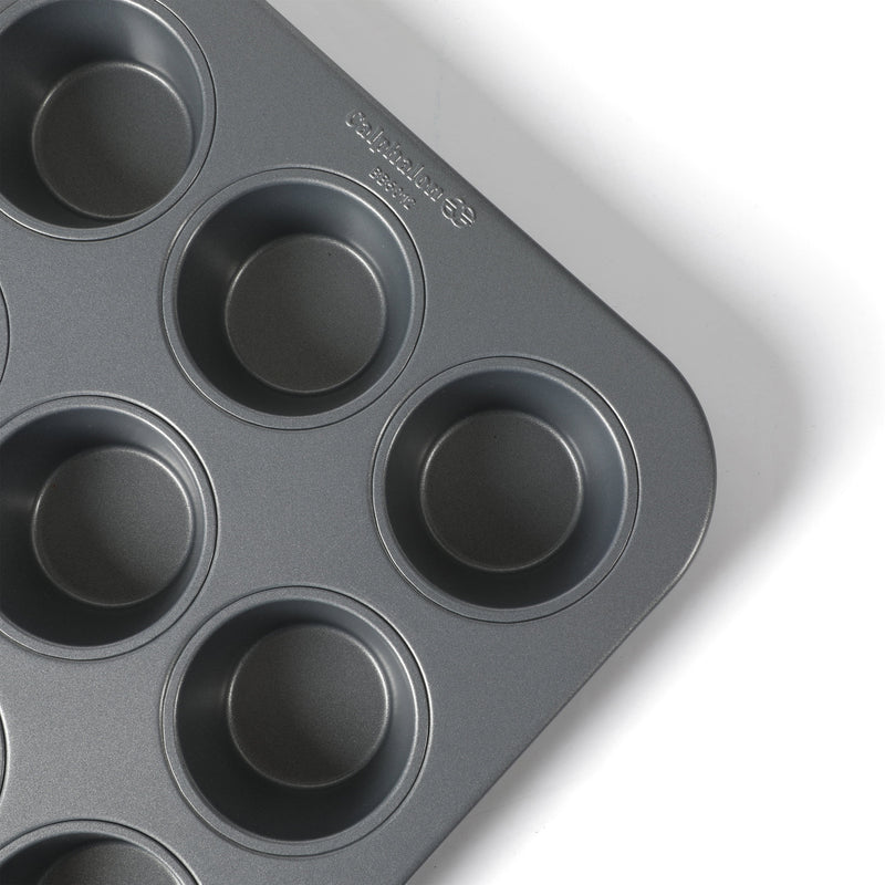Calphalon Titan 12 Cup Carbon Steel Muffin Pan - Open Stock w / Color Insert