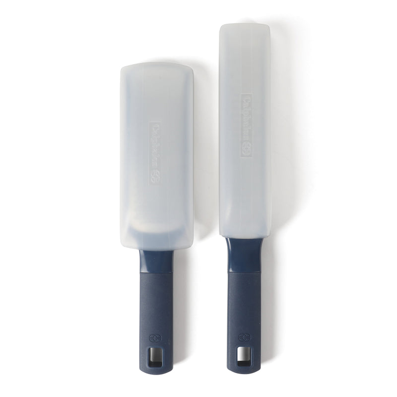 Calphalon Prime  2 pc Stainless Steel Long & Short Grater Set w/ Covers - Open Stock w/ Tie Card
