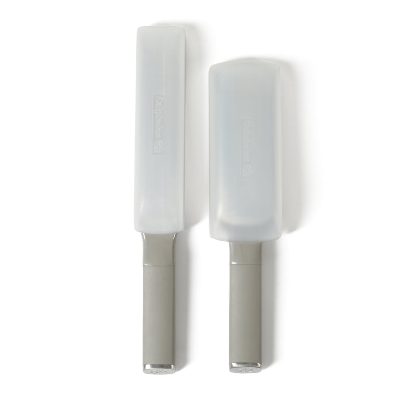 Calphalon Edge - 2 pc Stainless Steel Head Long & Short Graters w/ Cover - Open Stock w/ Tie Card