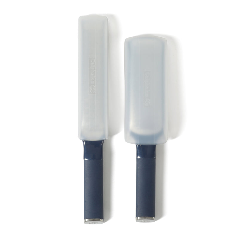 Calphalon Edge - 2 pc Stainless Steel Head Long & Short Graters w/ Cover - Open Stock w/ Tie Card
