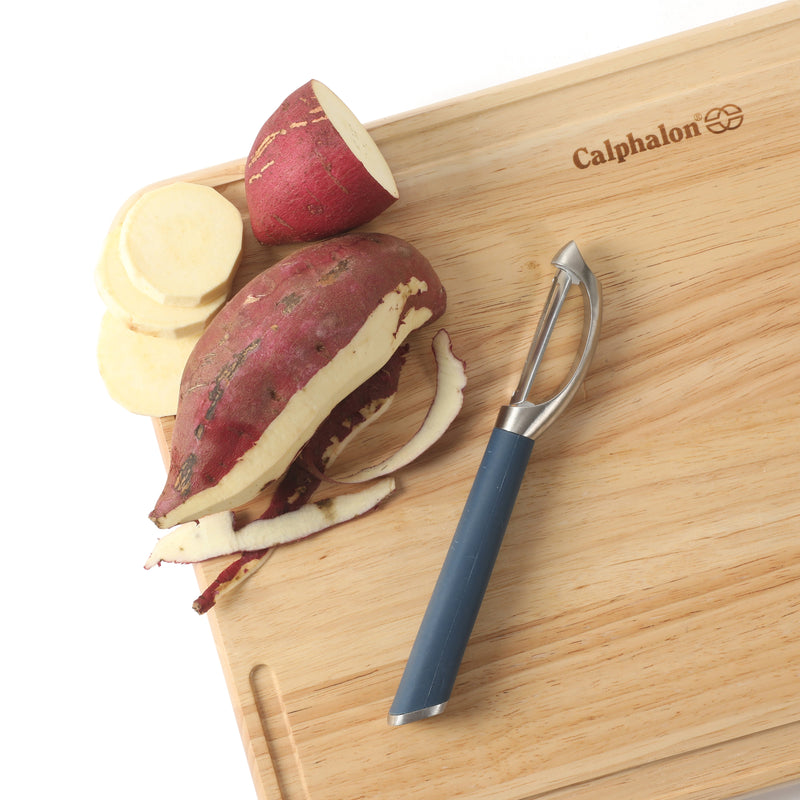 Calphalon Edge Stainless Steel Head Straight Peeler - Open Stock w/ Tie Card - Taupe