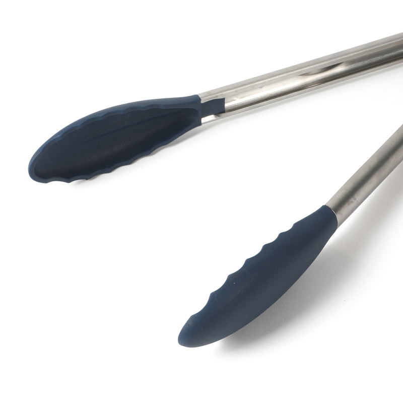 Calphalon Edge Stainless Steel / Silicone HeadFood Tongs - Open Stock w/ Tie Card