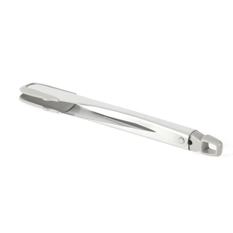Calphalon Prime Stainless Steel Stand Alone Tongs w/ Inside Silicone Head - Navy - Open Stock w/ Tie Card