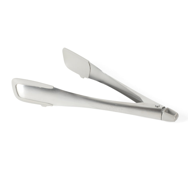 Calphalon Prime Stainless Steel Stand Alone Tongs w/ Inside Silicone Head - Navy - Open Stock w/ Tie Card