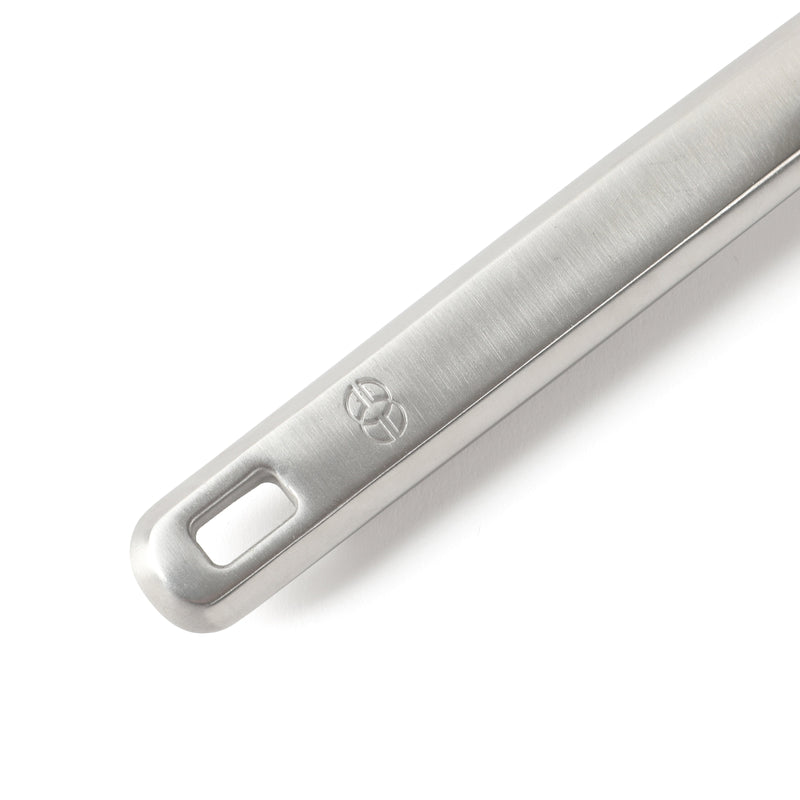 Calphalon Prime Stainless Steel Slotted Turner w/ Silicone Head - Open Stock w/ Tie Card - Taupe